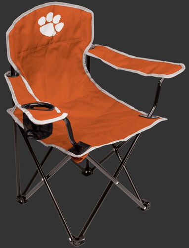 Front of Rawlings Orange NCAA Clemson Tigers Youth Chair With Team Logo #04073010111