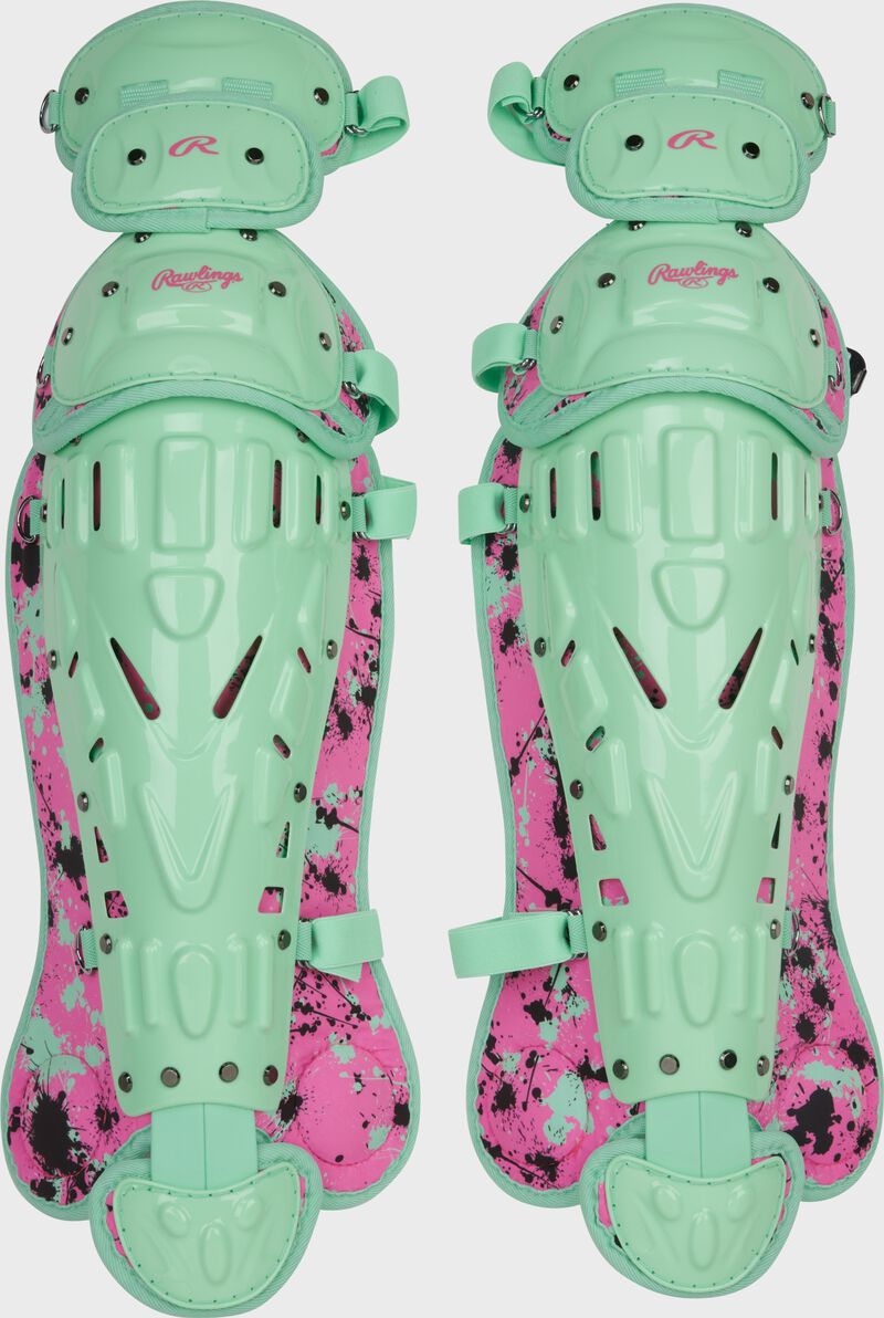 Limited Edition Mach Splatter Catcher's Gear Set, Mint/Pink, Intermediate
