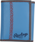 Rawlings "Pop" Baseball Stitch Tri-Fold Leather Wallet image number null