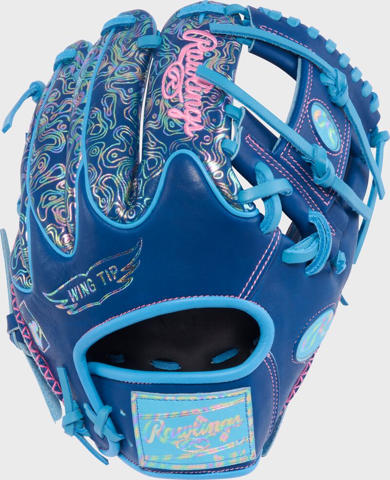 Rawlings Exclusive Holographic Geoprint 11.5 Inch Infield Glove, Right Hand Throw