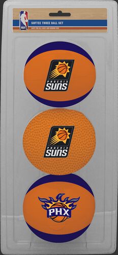 Rawlings Purple and Brown NBA Phoenix Suns Three-Point Softee Basketball Set With Team Logo SKU #03524221114