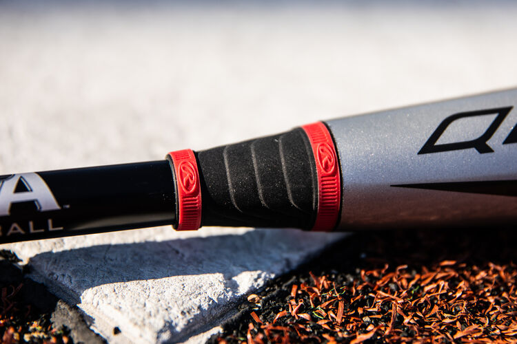 The F2 Collar on a -8 USA Quatro Pro baseball bat on home plate - SKU: US1Q8