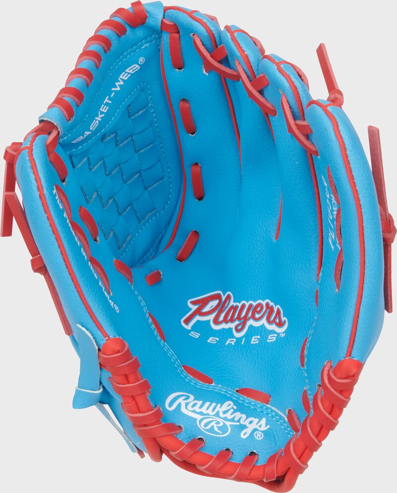 Palm of a Rawlings Players Series 10.5-Inch Youth Glove loading=