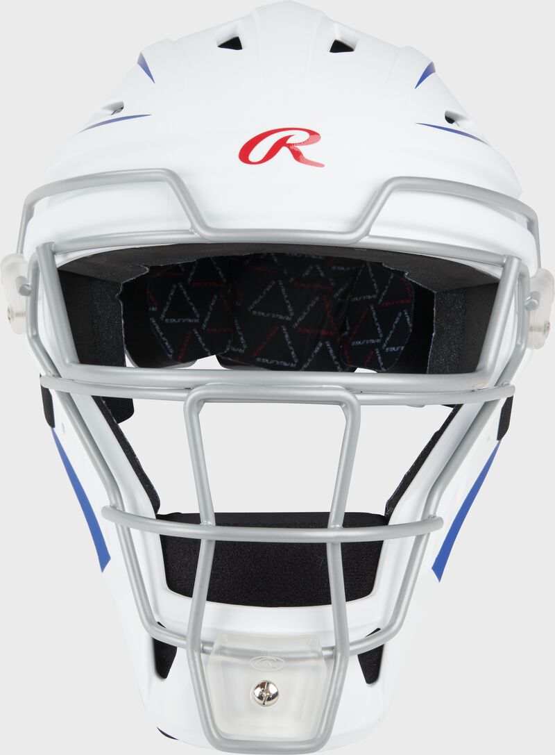 Limited Edition Mach Splatter Catcher's Gear Set, Adult, Scarlet/White/Royal