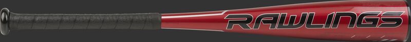 TBZQ11 USA Quatro Pro t-ball bat with a red barrel and black logo