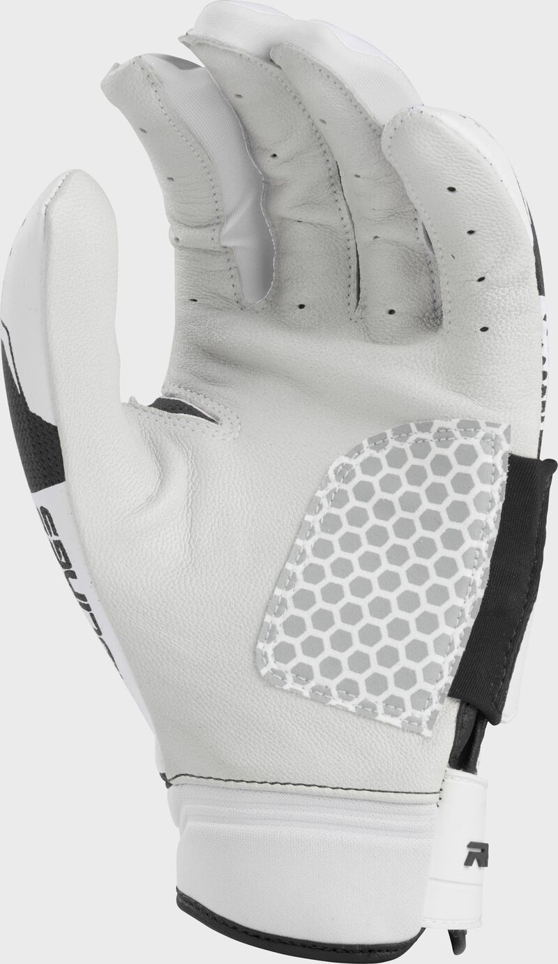 White palm of a black women's workhorse pro batting glove - SKU: FP2PBG-B
