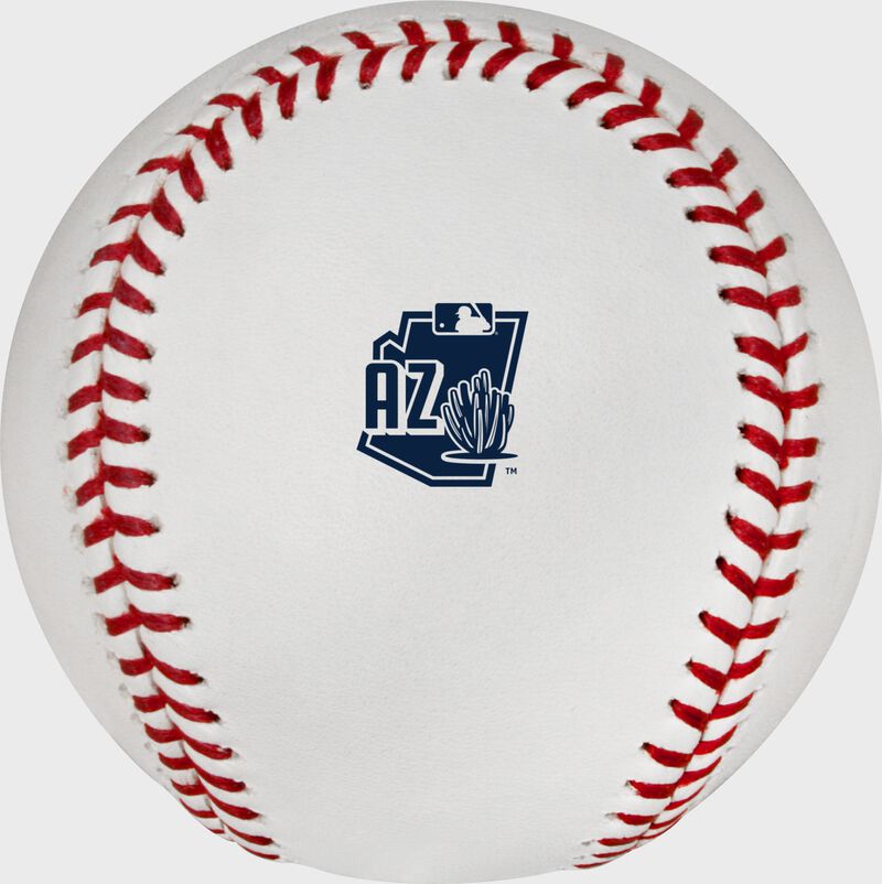 The Arizona Spring Training logo on a 2020 Spring Training commemorative baseball - SKU: ROMLBSTAZ20