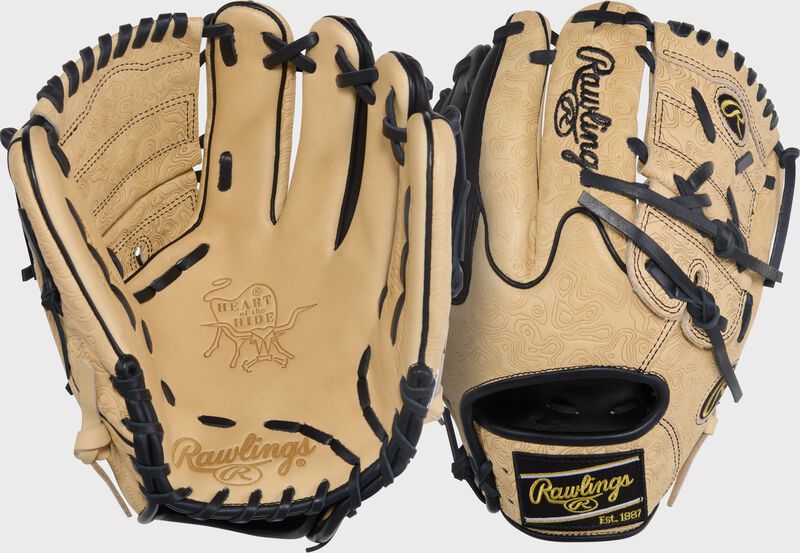 Heart of the Hide 11.75-inch Topo Print Wing Tip Glove