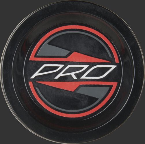 Quatro Pro logo on a black Ultra-Light end cap of a Quatro Pro bat - SKU: BB1Q3