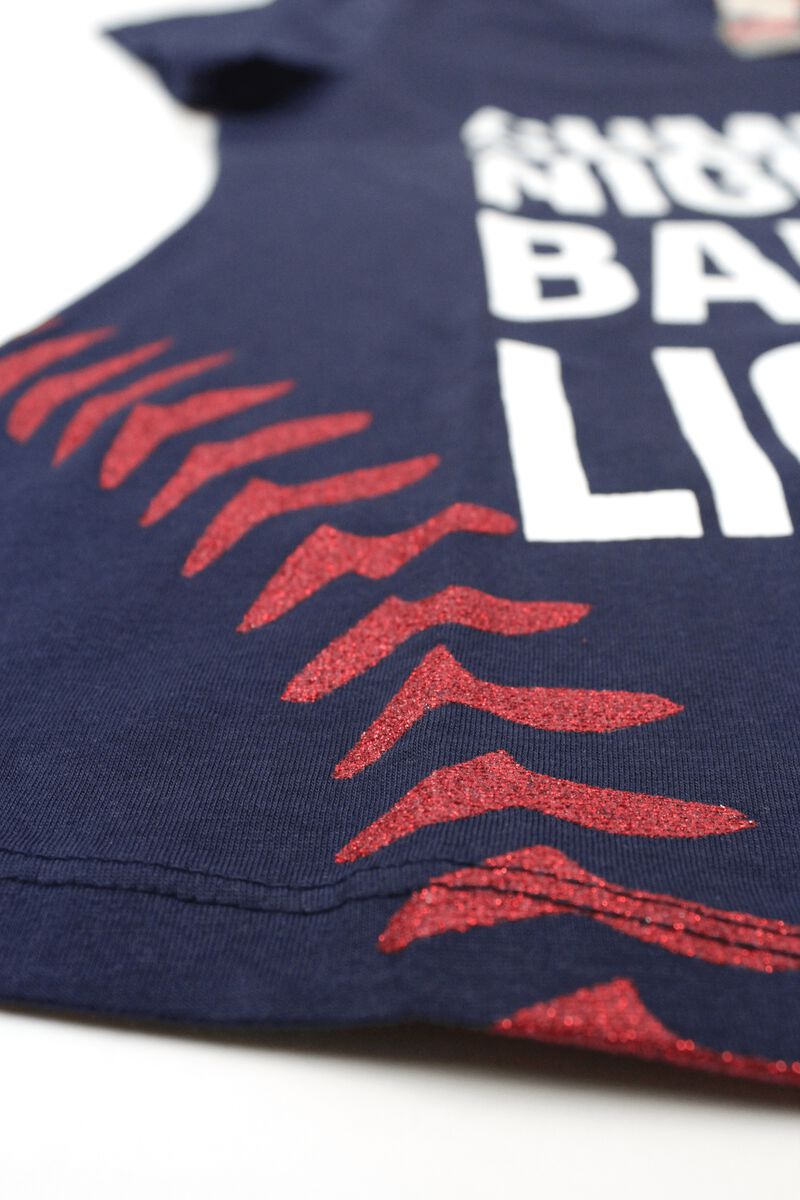 Right Side of Rawlings Women's Summer Nights & Ballpark Lights T-Shirt - SKU #RA30001-400
