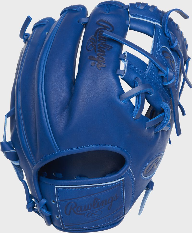 Thumb of a Royal Heart of the Hide Royal element glove with a Royal I web - SKU: PRO204-2R