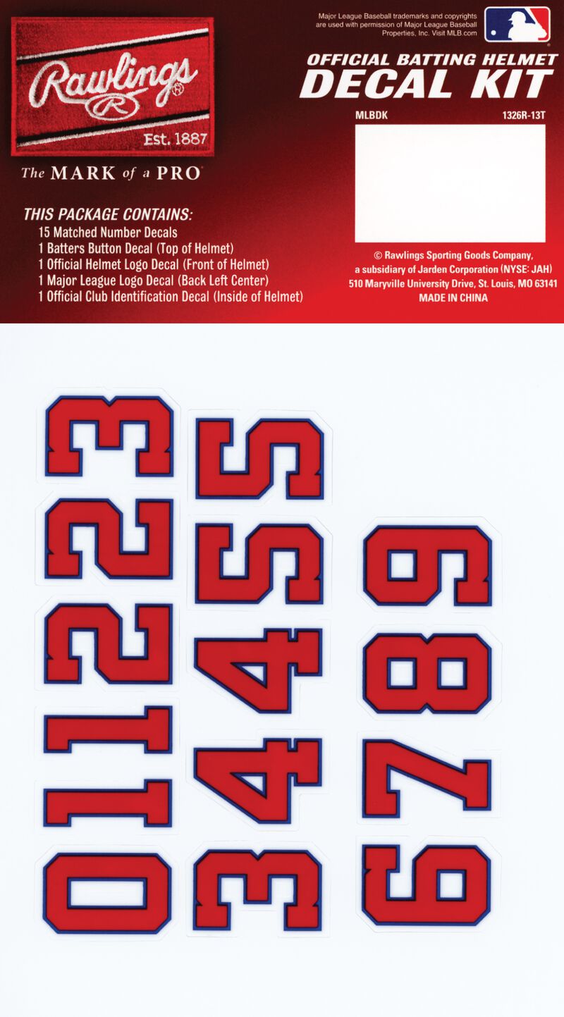 MLB Washington Nationals Decal Kit