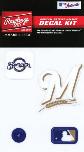 Mlb Milwaukee Brewers Decal Kit