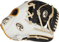 Web back view of white, black, and camel 11.5-inch Rawlings Heart of the Hide R2G Wing Tip glove image number null