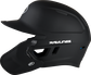 Left-side view of Black Rawlings Mach Carbon Batting Helmet - SKU: MAAR image number null