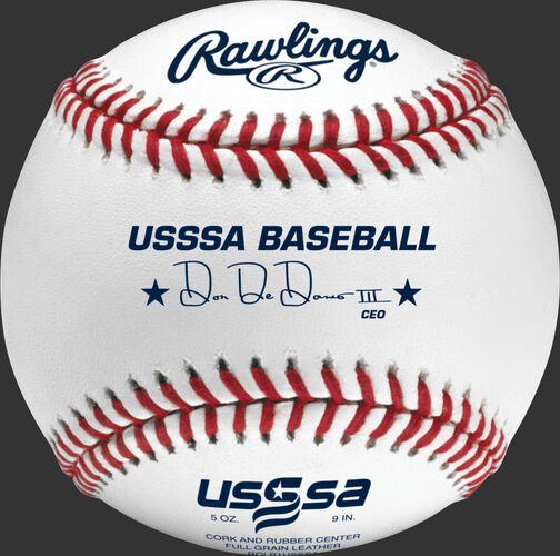 ROLB1USSSA USSSA youth competition grade baseball with raised seams