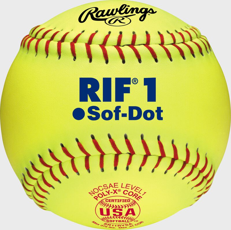 SR11RYSA USA RIF 11" softball with ASA stamp