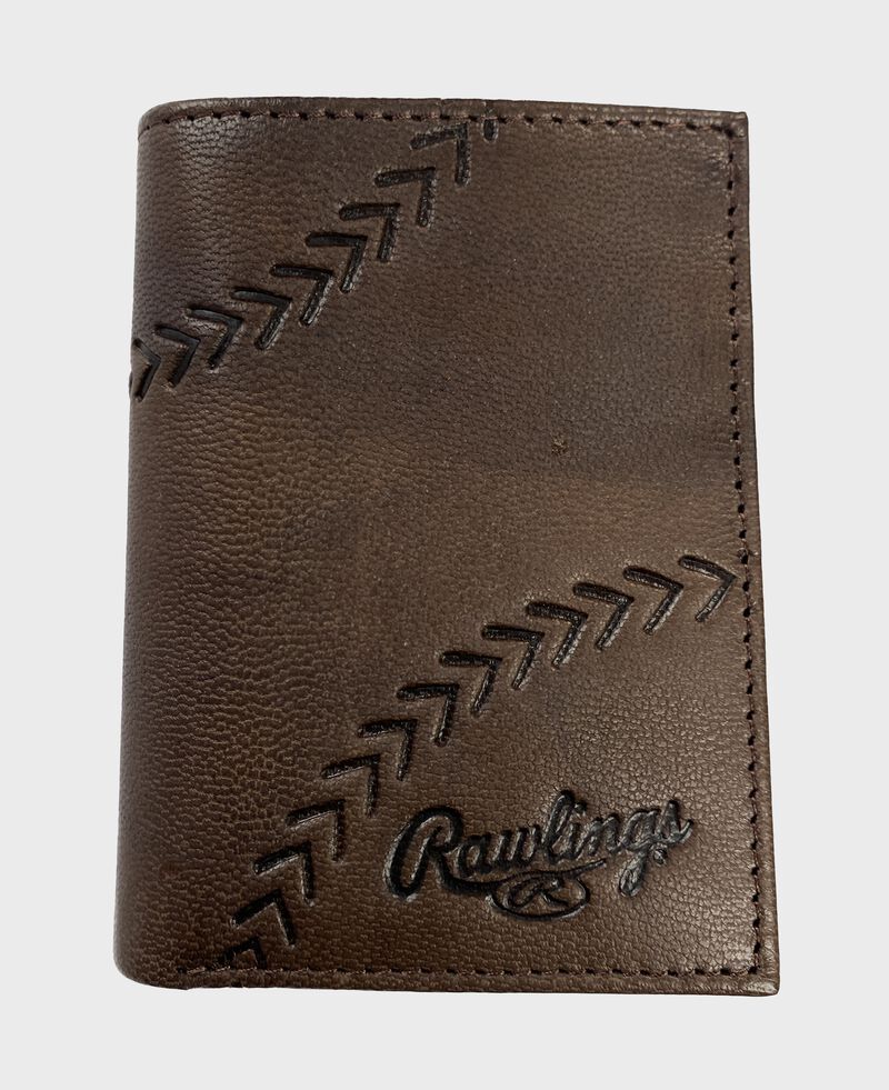 Debossed Stitch Tri-Fold Wallet