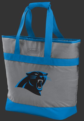 Rawlings Carolina Panthers 30 Can Tote Cooler In Team Colors With Team Logo On Front SKU #07571090111