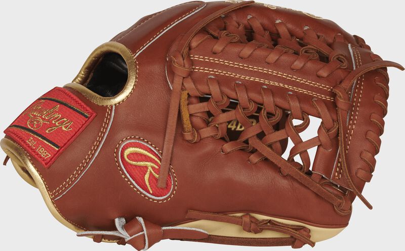 Web back view of 11.5-Inch Rawlings Pro Preferred Modified Trap glove