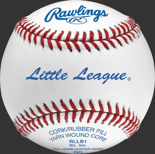RLLB1 Little League youth competition grade baseball with raised seams
