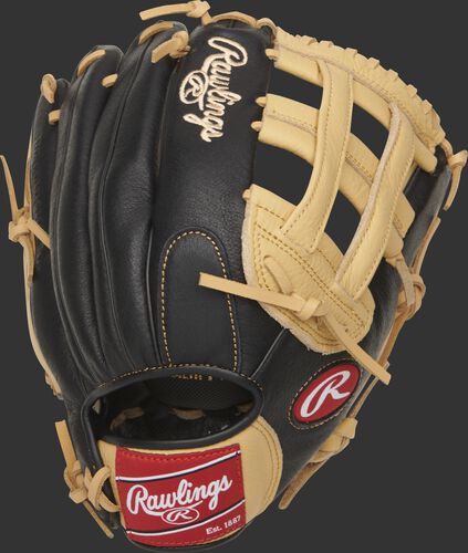 P120CBH Prodigy 12-inch youth glove with a black back