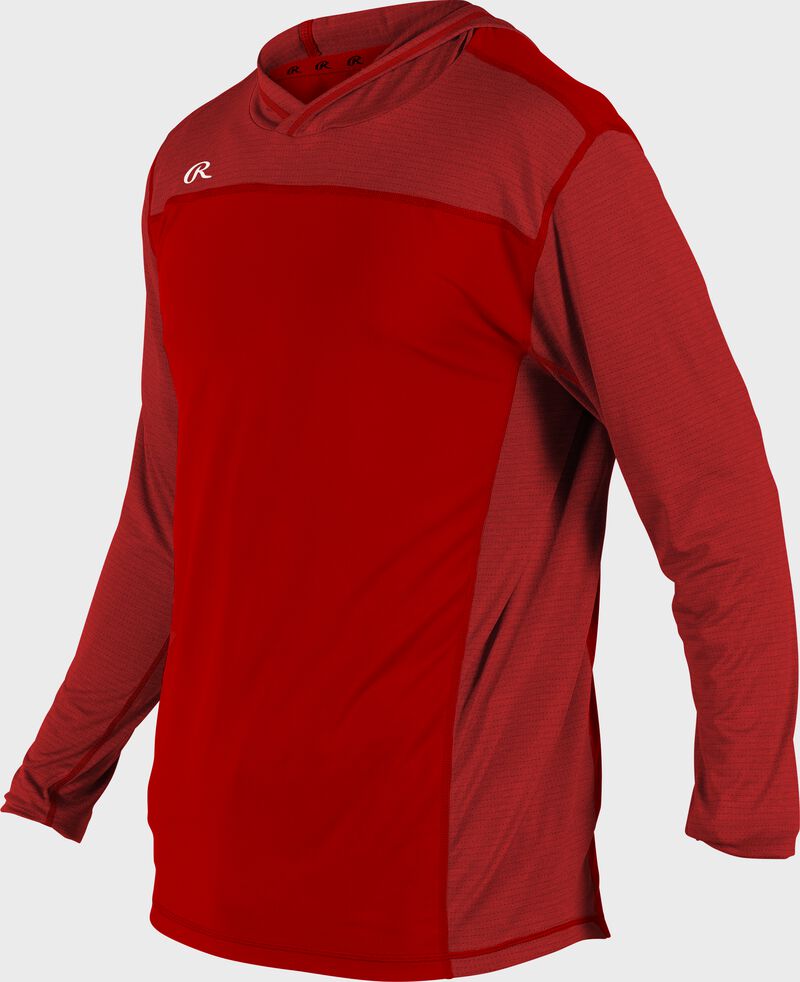 Rawlings ColorSync Lightweight Hoodie, Youth L, Scarlet