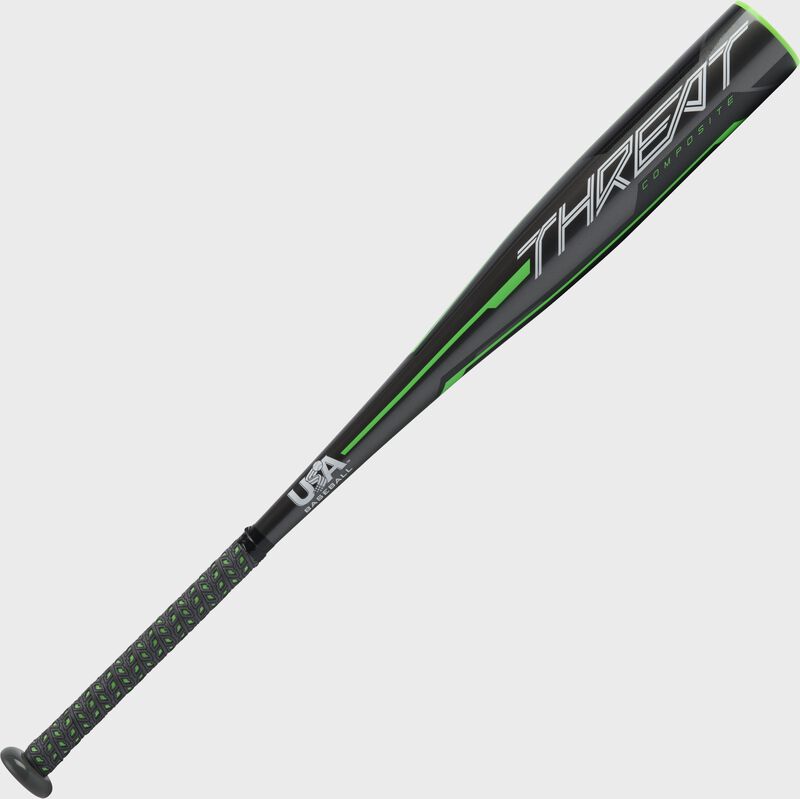 A black Threat -12 USA baseball bat - SKU: USDT12