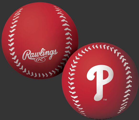 Rawlings Philadelphia Phillies Big Fly Rubber Bounce Ball With Team Logo on Front In Team Colors SKU #02870020112