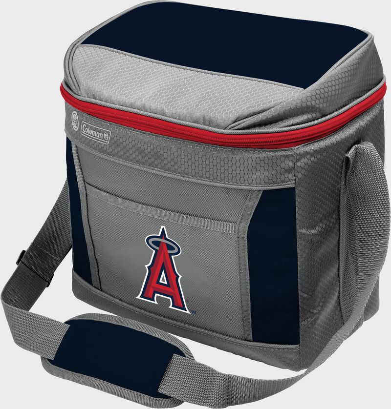 Rawlings Los Angeles Angels 16 Can Cooler In Team Colors With Team Logo On Front SKU #03140001111