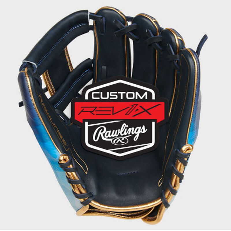 Rawlings REV1X Custom glove with the Custom Pro Shop Logo