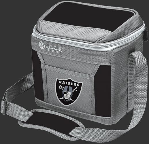 Rawlings Oakland Raiders 9 Can Cooler In Team Colors With Team Logo On Front SKU #03281072111