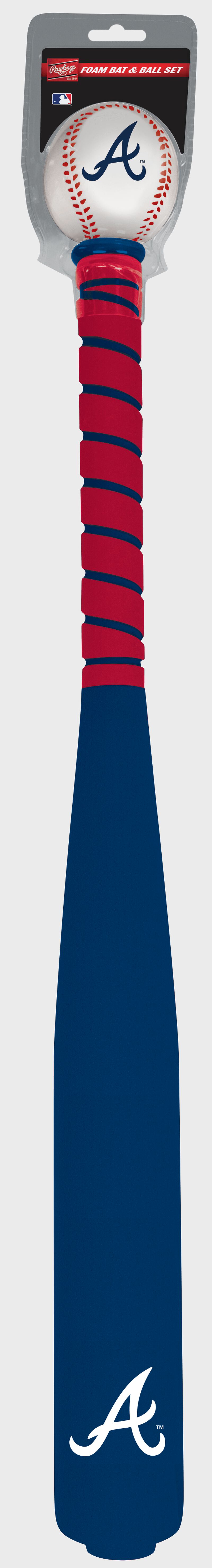 MLB Atlanta Braves Foam Bat and Ball Set
