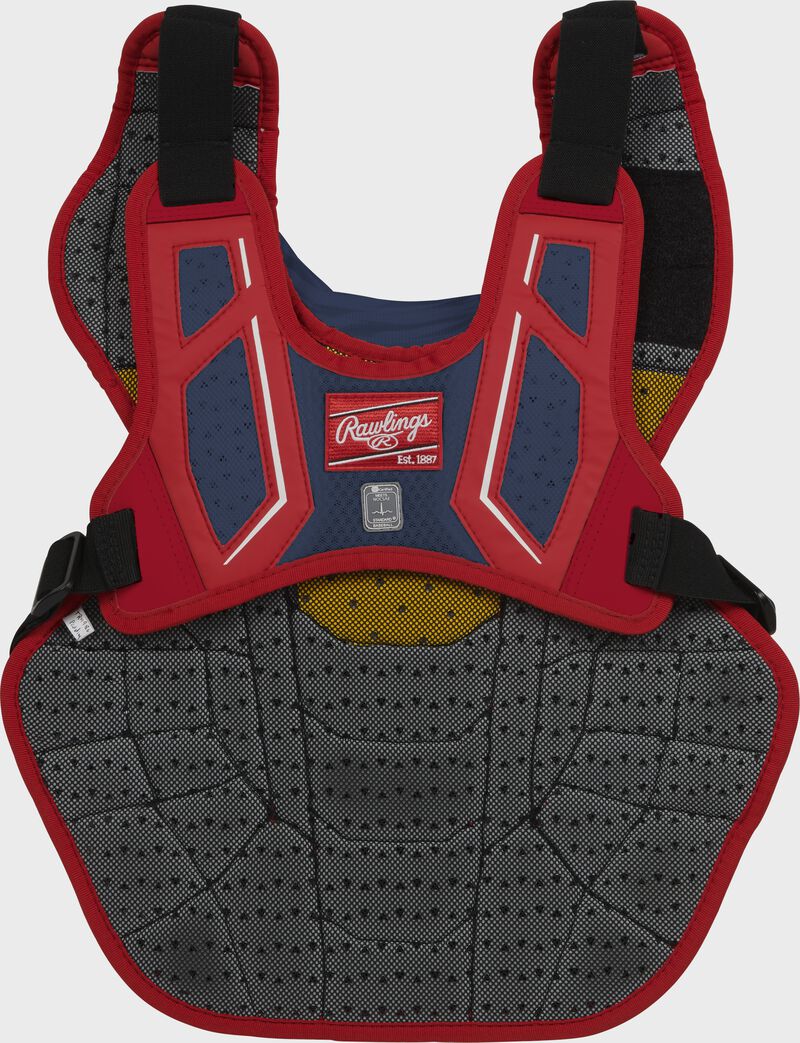 Rawlings Velo 2.0 Chest Protector, Meets NOCSAE
