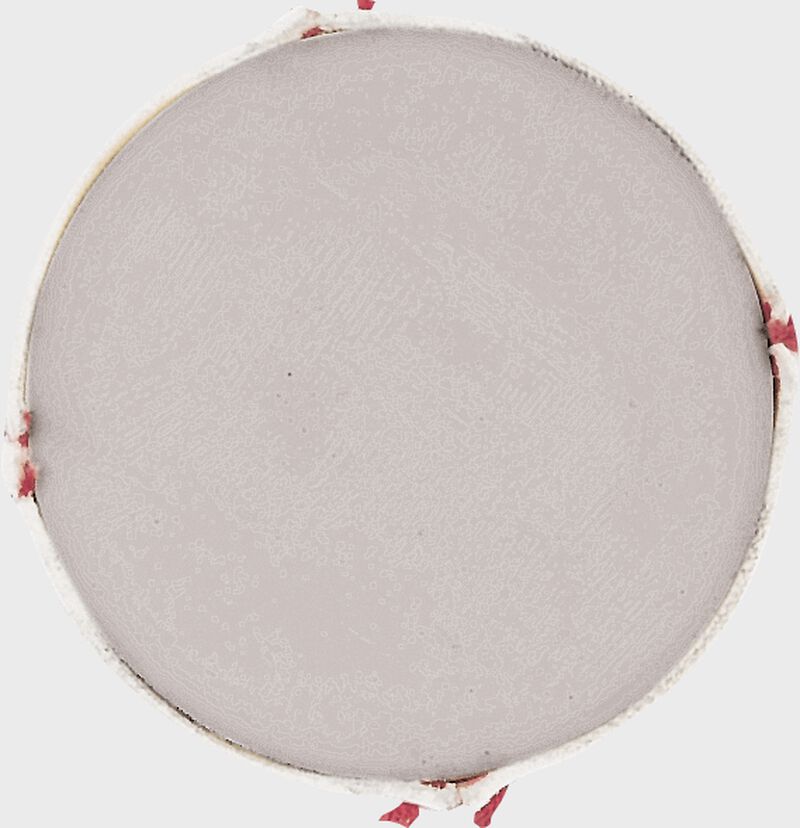 Inside center of a level 10 training baseball - SKU: ROTB10