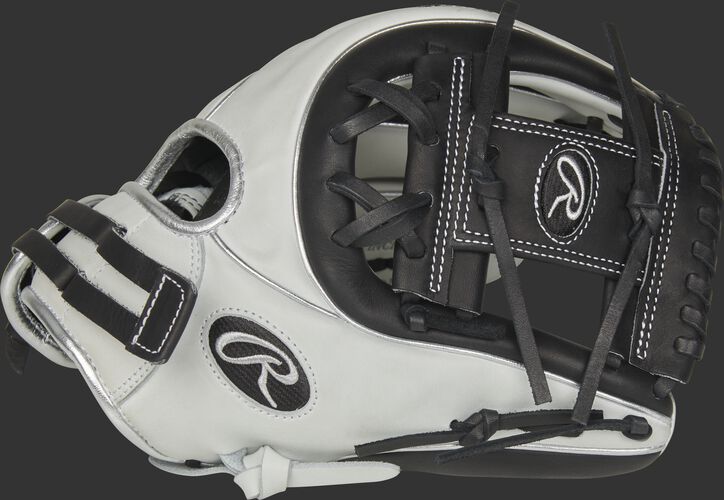 Thumb of a white RLA715SB-2BP Liberty Advanced Color Series 11.75-inch infield glove with a black I-web