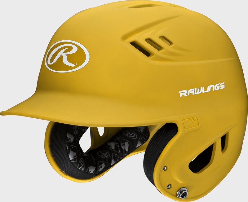 A light gold R16MS Velo batting helmet with Cool-Flo vents image number null
