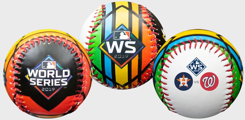 MLB 2019 World Series Dueling Relpica Baseball