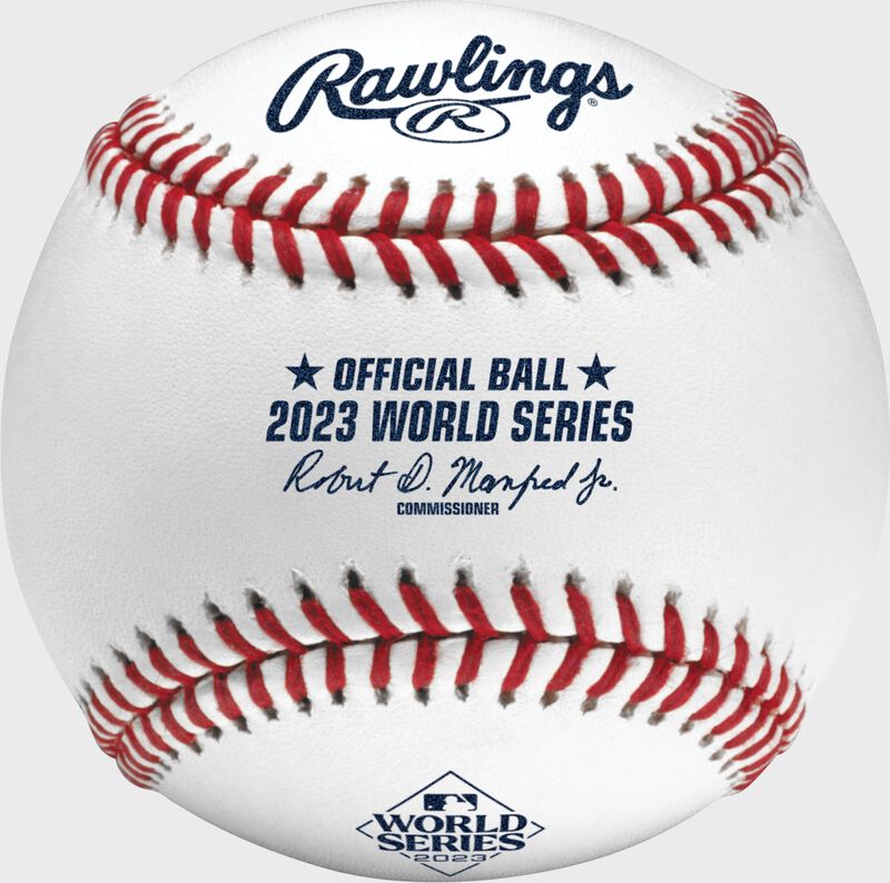 A Rawlings MLB World Series Commemorative Baseball | 1978-Present with the official ball MLB stamp - SKU: WSBB