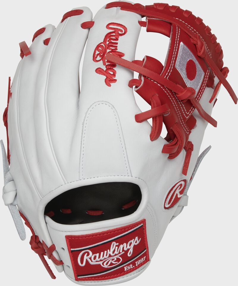 PRO204-2JP 11.5-Inch Heart of the Hide Japan glove with a white back