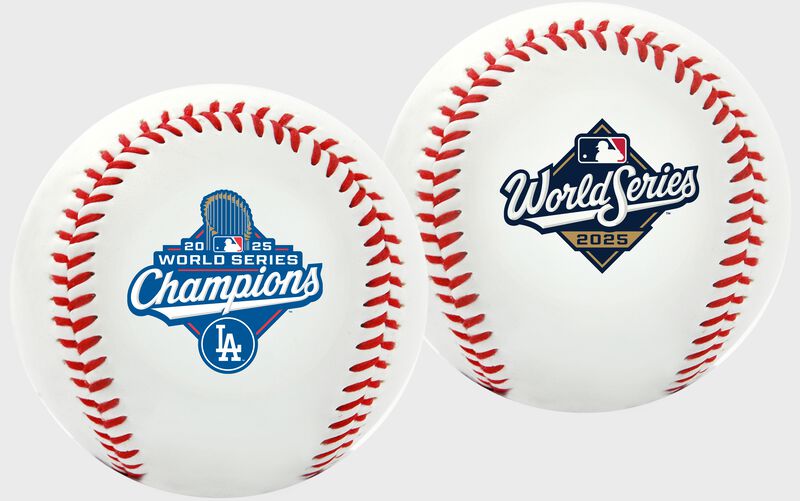 2025 Los Angeles Dodgers World Series Champions White Replica Baseball