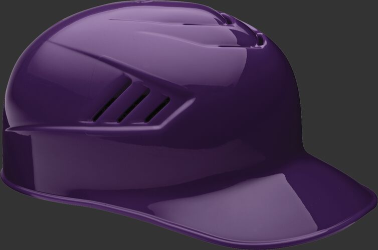 A purple CFPBH Coolflo adult base coach helmet with Coolflo vents