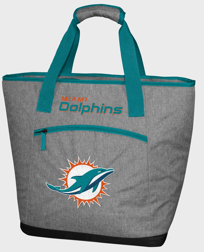 A Miami Dolphins 30 can tote cooler