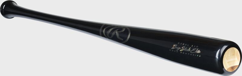 Angled view of a 2021 Big Stick Elite 110 Composite Wood bat - SKU: 110CMB