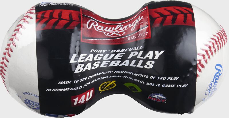 24 Pack Pony League 14U League Play Baseballs