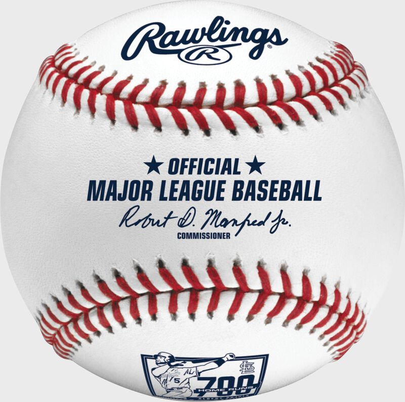 A MLB Albert Pujols 700 home runs commemorative baseball - SKU: RSGEA-ROMLBAP700-R loading=