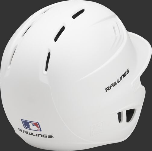 Coolflo High School/College Matte Batting Helmet White