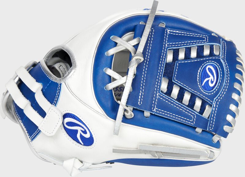 Thumb of a 2022 Liberty Advanced Color Series 11.75-Inch infield glove with a royal platinum-laced 2-piece solid web - SKU: RLA715SB-31WRP loading=