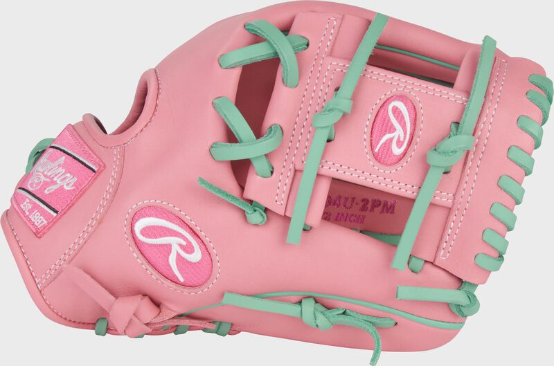 Thumb of a Rawlings NXT Series 11.5-Inch Pink Infield Glove with a Pro I-web loading=