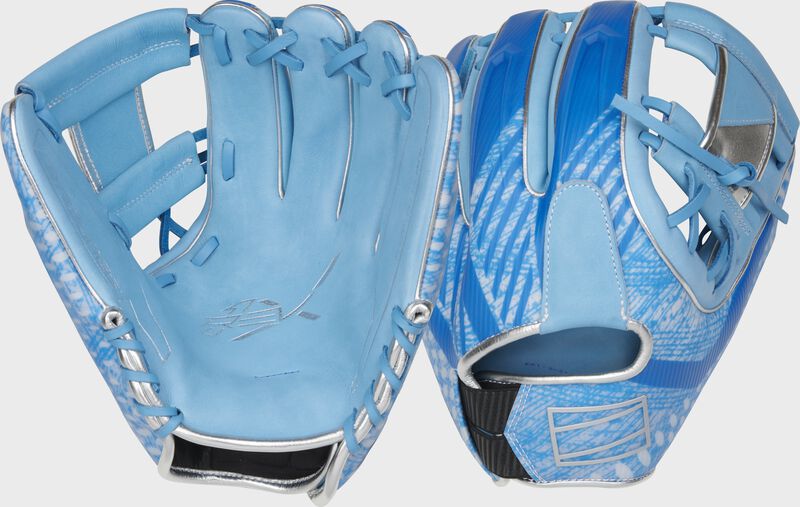 2 views showing the palm & back of a Rawlings REV1X 11.5" infield glove - SKU: REV205-2XCB